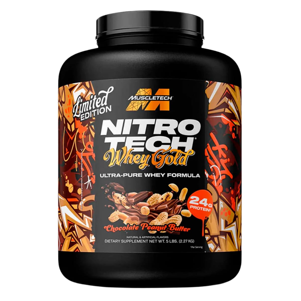 Nitro Tech Whey Gold 5 lb (2.2 kg) – 69 porciones3