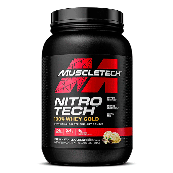 Nitro Tech Whey Gold 2 lb (900 g) – 28 porciones4