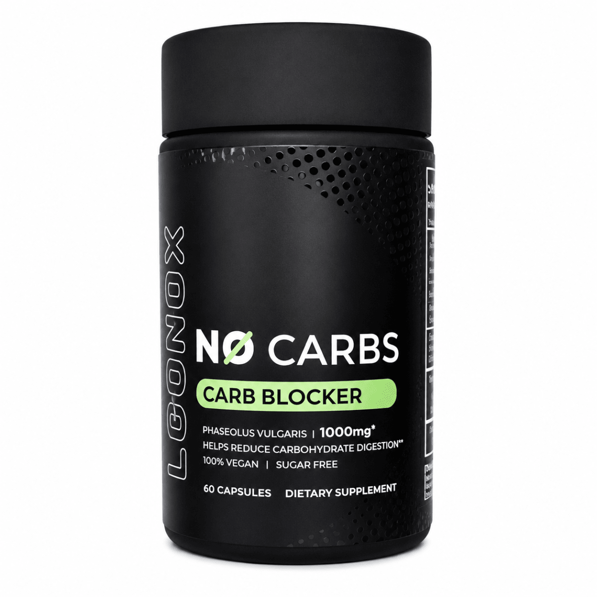 Liponox No Carbs Bloqueador de Carbohidratos 60 Capsulas.1