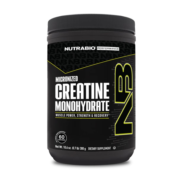 Creatina Monohidratada NutraBio 300 g – 60 Porciones1