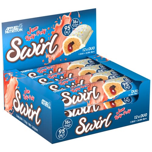 Caja 12 Barras Swirl Duo Applied Nutrition 17G de Proteína 60G C/U.3