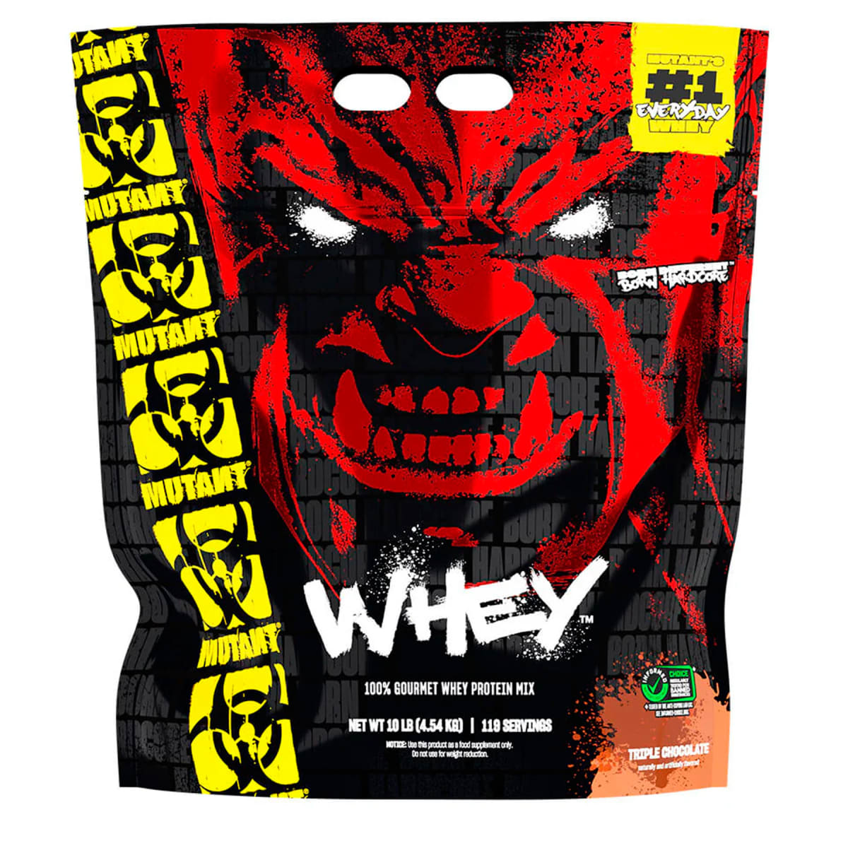 Whey Gourmet Protein Mutant 10 lb (4.5 kg) – 123 porciones1