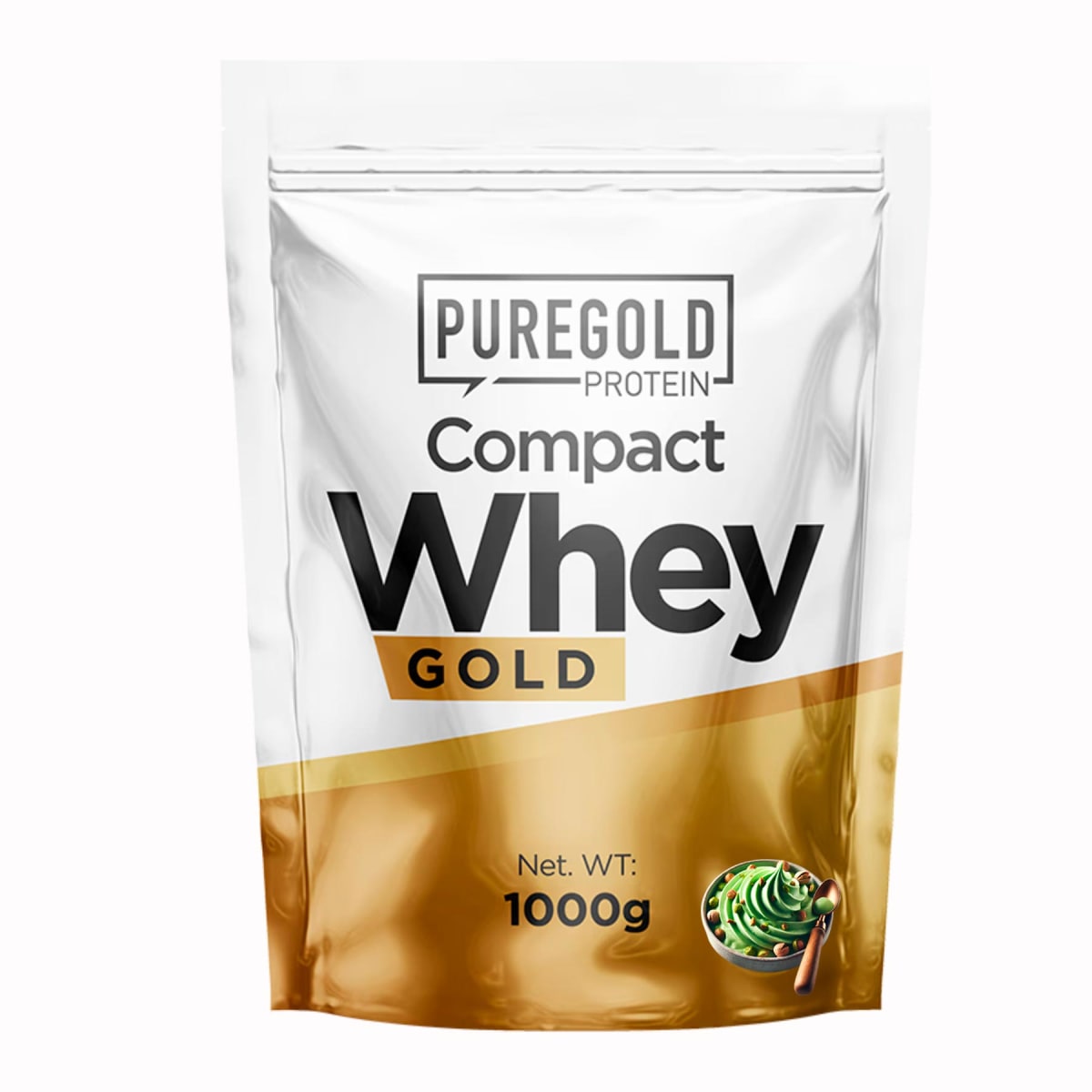 Proteína Compact Whey Gold 2.2 lb (1 kg) – 31 porciones5