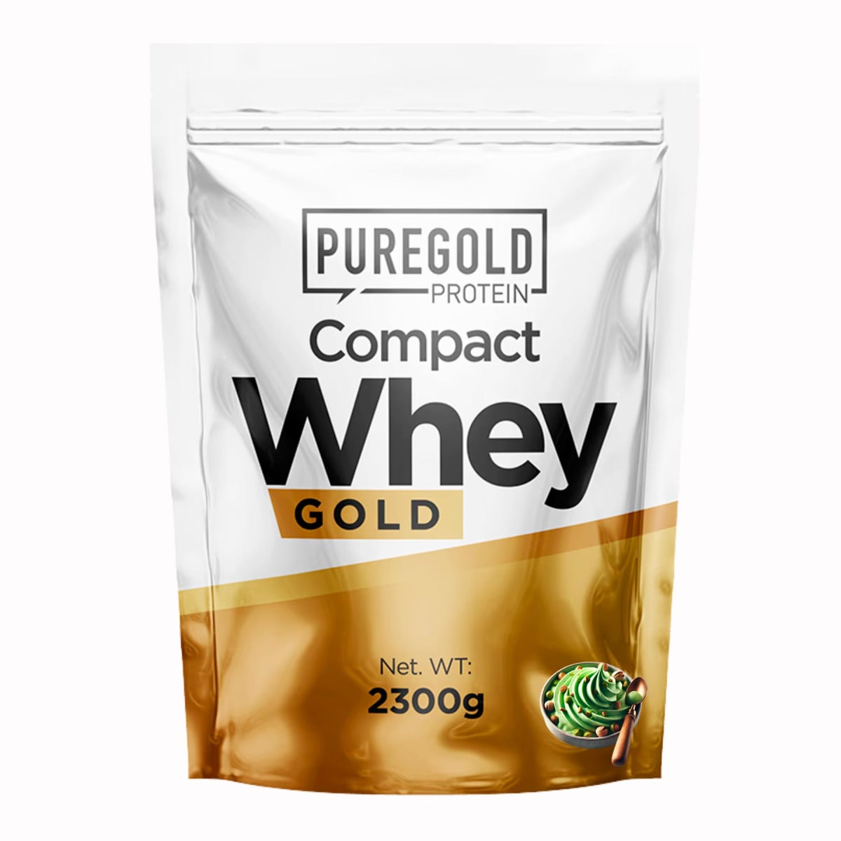 Proteína Compact Whey Gold 5.1 lb (2.3 kg) – 71 porciones6