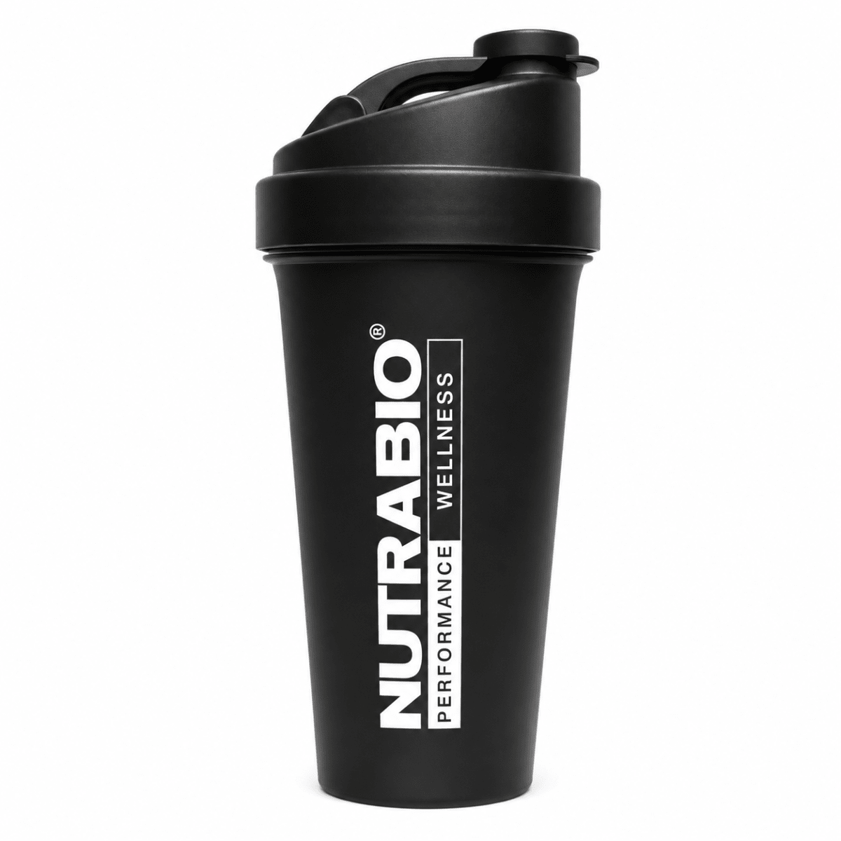 Shaker NutraBio Negro 700ml.