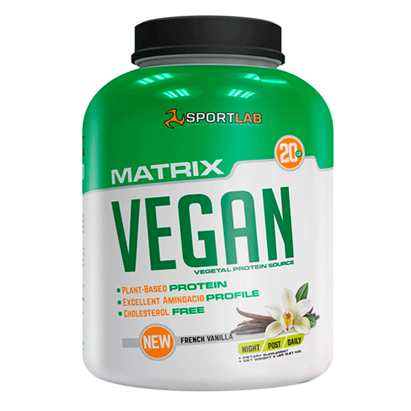 Matrix Vegan Proteína Vegana 5 lb (2.2 kg) – 84 porciones1