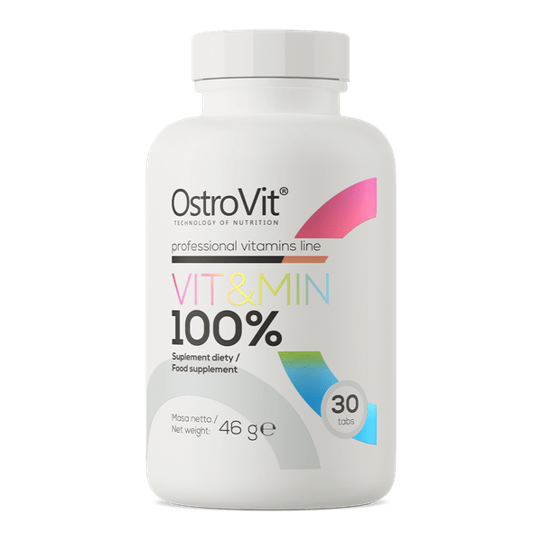 100% Vit&Min Ostrovit 30 Tabletas.