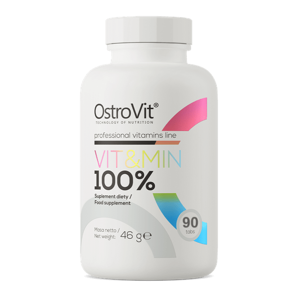 100% Vit&Min Ostrovit 90 Tabletas.