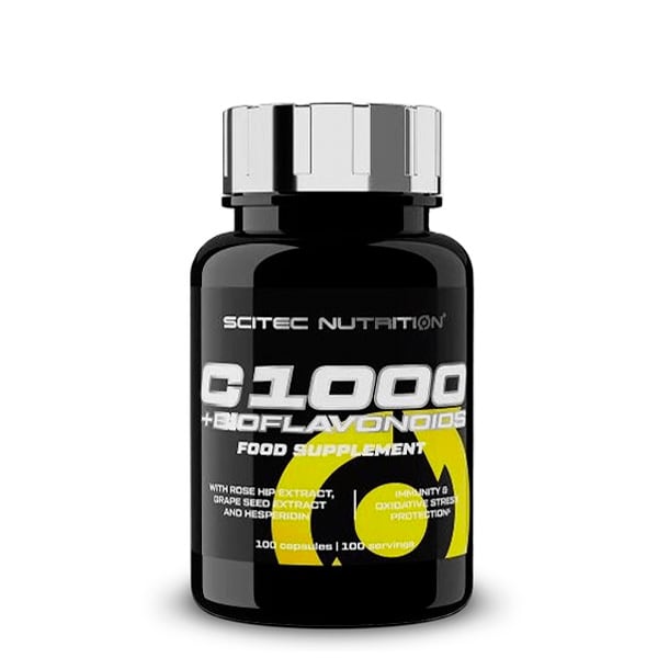 Vitamina C 1000MG + Bioflavonoides Scitec Nutrition 100 Capsulas.