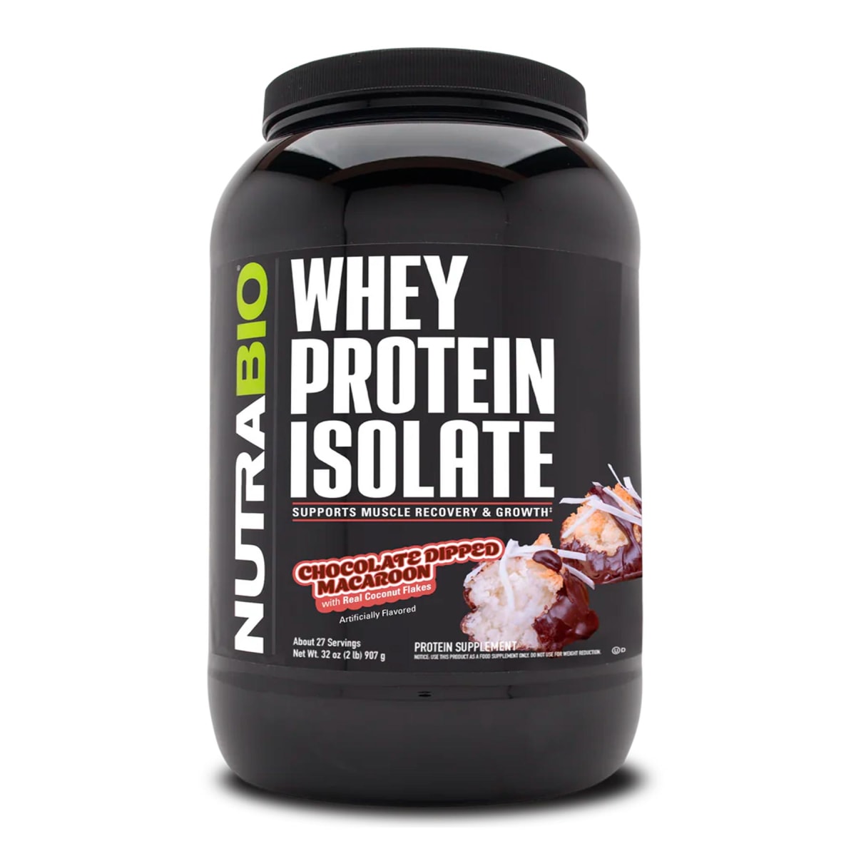 Whey Protein Isolate Nutrabio 2 lb (907 g) – 30 porciones6