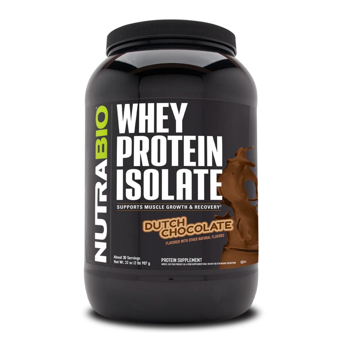 Whey Protein Isolate Nutrabio 2 lb (907 g) – 30 porciones1