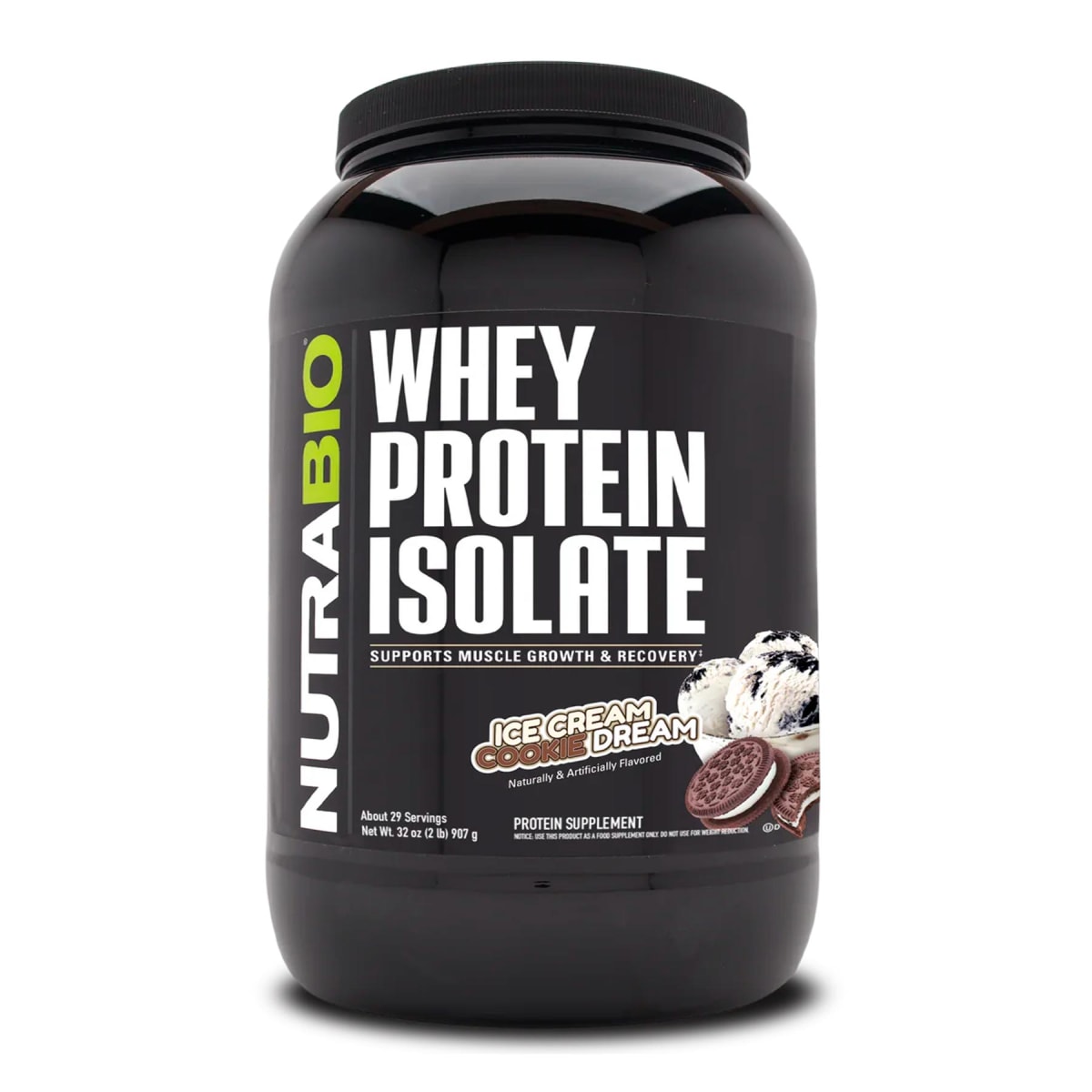 Whey Protein Isolate Nutrabio 2 lb (907 g) – 30 porciones3