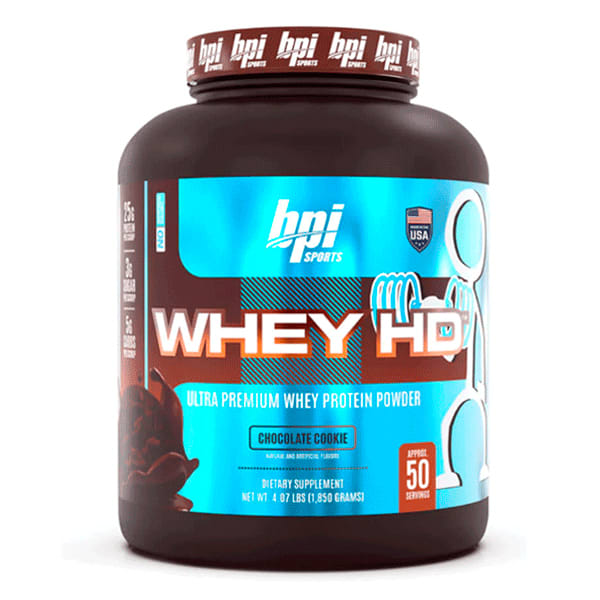 Proteína Whey HD BPI Sports 4.2 lb (1.9 kg) – 50 porciones1
