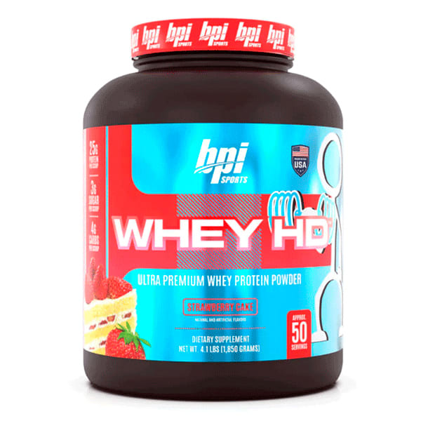 Proteína Whey HD BPI Sports 4.2 lb (1.9 kg) – 50 porciones4