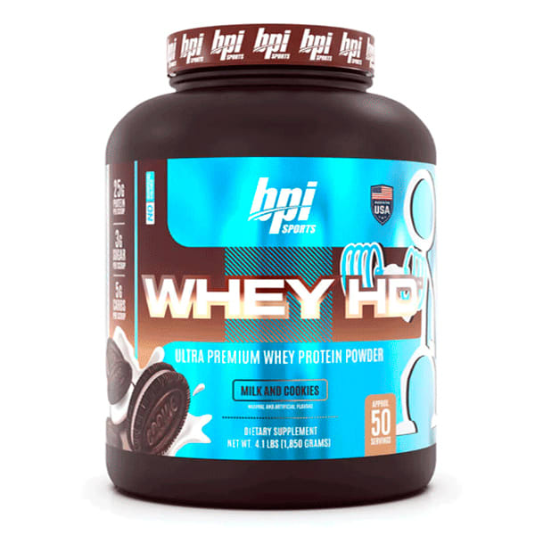 Proteína Whey HD BPI Sports 4.2 lb (1.9 kg) – 50 porciones3