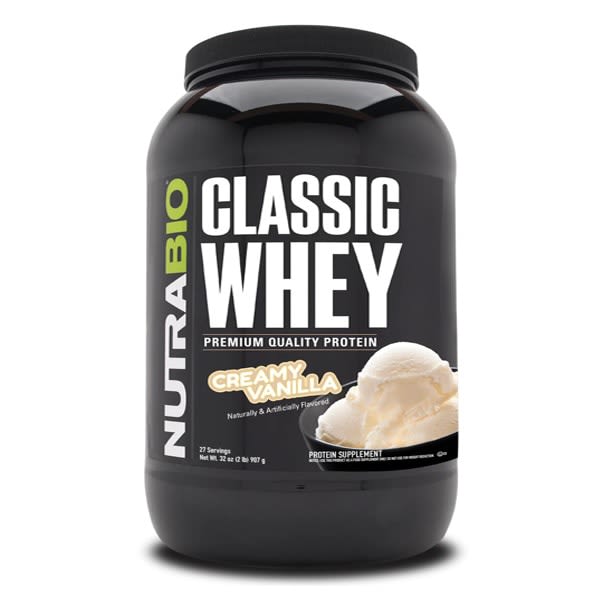 Classic Whey Nutrabio 2 lb (900 g) – 26 porciones9