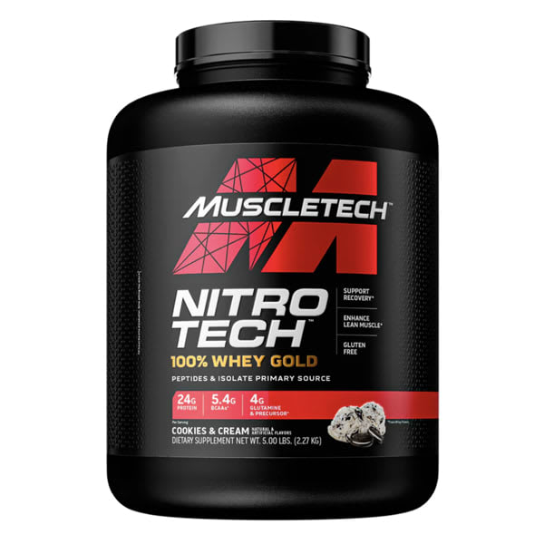 Nitro Tech Whey Gold 5 lb (2.2 kg) – 69 porciones5