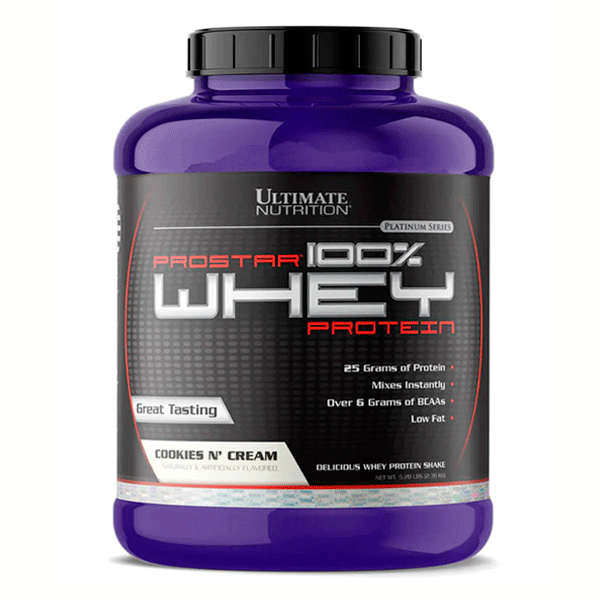 Prostar 100% Whey Ultimate Nutrition 5 lb (2.2 kg) – 80 porciones3
