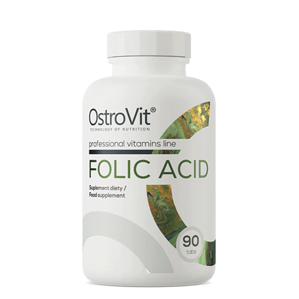 Acido Folico Ostrovit 90 Tabletas.