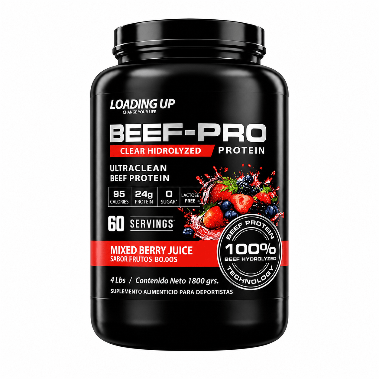 Beef-Pro Loanding Up 4 lb (1.8 kg) – 60 porciones