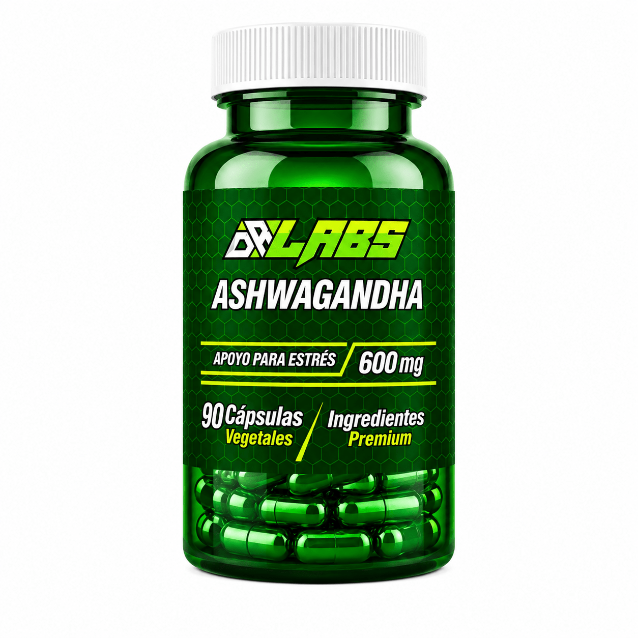 Ashwagandha  600 mg  90  capsulas Dr lbs.