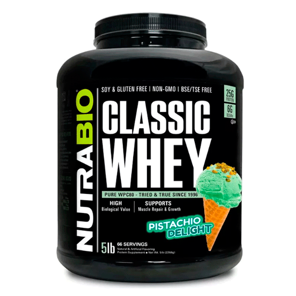 Classic Whey Nutrabio 5 lb (2.2 kg) – 68 porciones