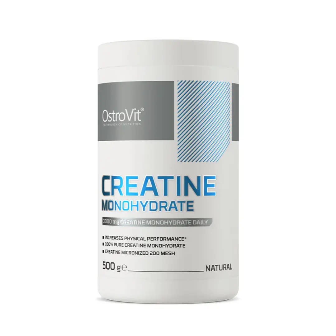 Creatina Monohidratada Ostrovit 500 g Pote – 100 porciones