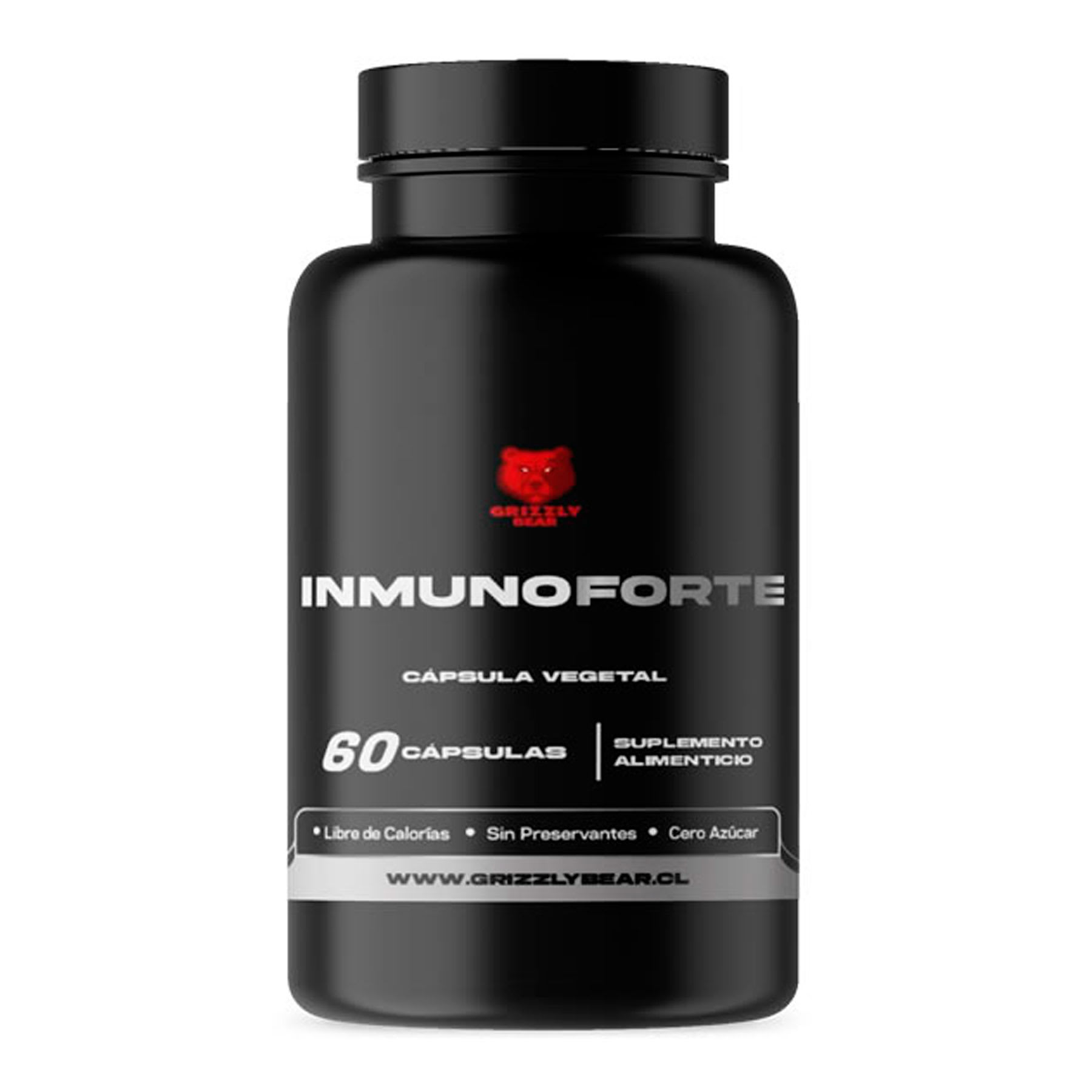 Inmunoforte 1120MG Grizzly Bear 60 Cápsulas.