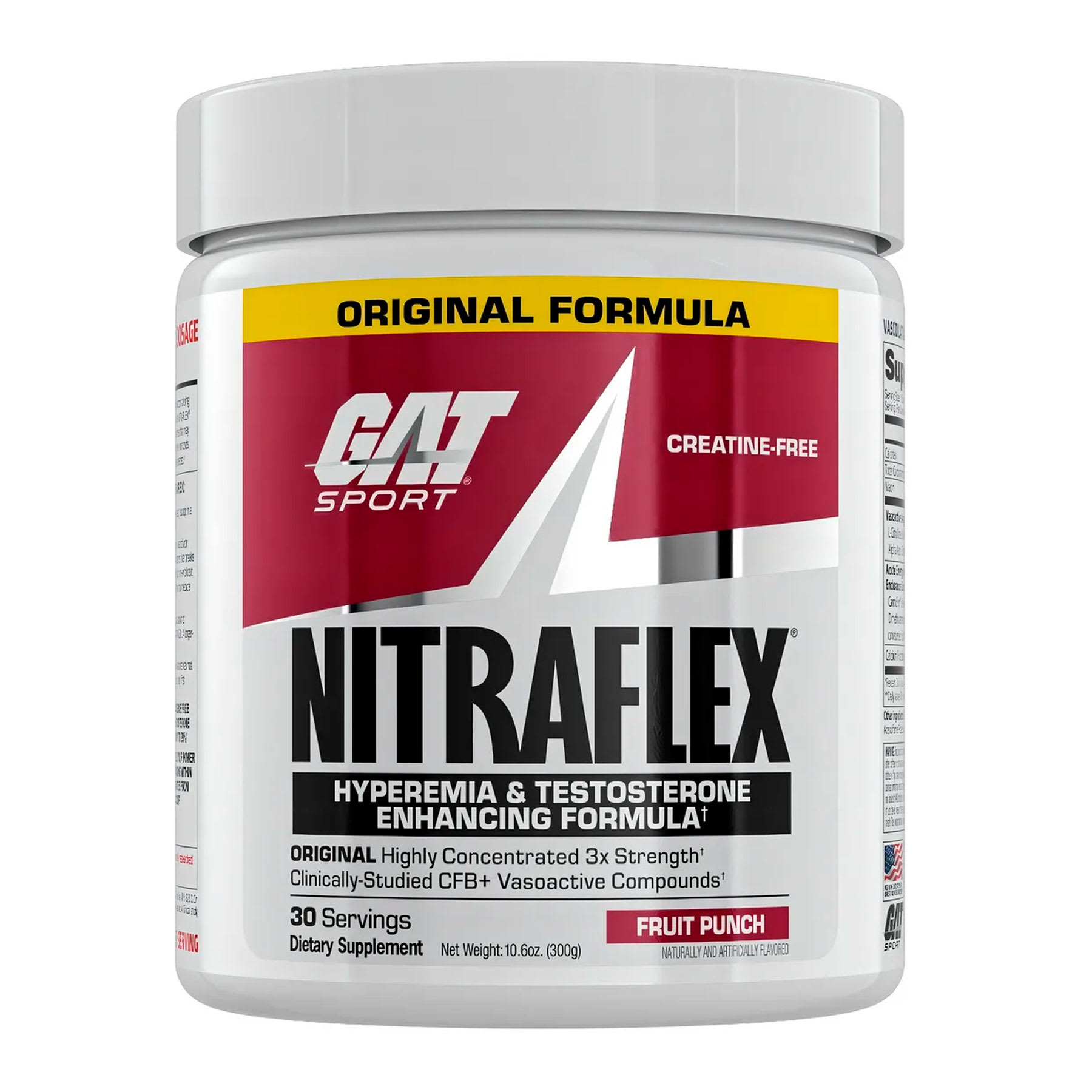 Nitraflex Testosterona Gat Sport – 30 porciones