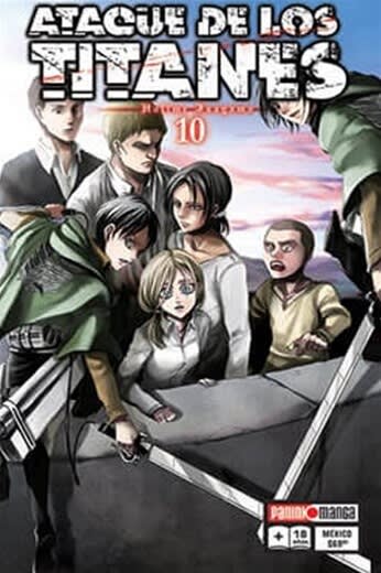 MANGA SHINGEKI NO KYOJIN ATAQUE DE LOS TITANES N.10 | Apricot Fan Store
