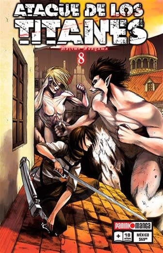 MANGA Shingeki no Kyojin - ATAQUE DE LOS TITANES N.8 | Apricot Fan Store
