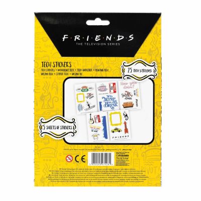 SET 25 STICKERS FRIENDS OFICIAL 