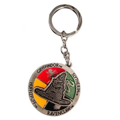 LLAVERO SOMBRERO SELECCIONADOR GIRATORIO PLATEADO