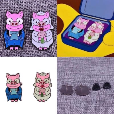 PIN CERDITOS - LOS SIMPSONS