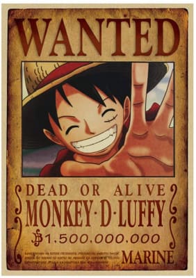 POSTER LUFFY NUEVA RECOMPENSA ONE PIECE