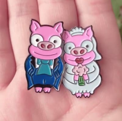 PIN CERDITOS - LOS SIMPSONS