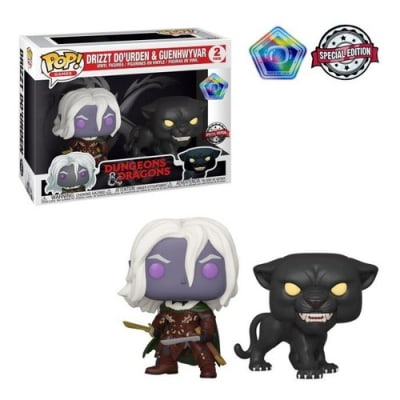 FUNKO POP! DRIZZT DO'URDEN & GUENHWYVAR - DUNGEONS & DRAGONS