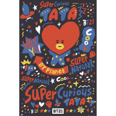 POSTER MAXI BT21 TATA