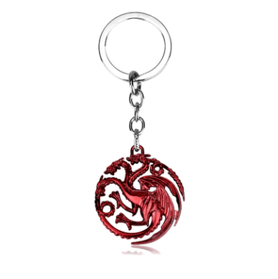 LLAVERO TARGARYEN ROJO