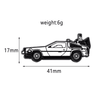 PIN DELOREAN