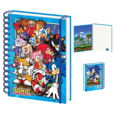 LIBRETA A5 SONIC THE HEDGEHOG