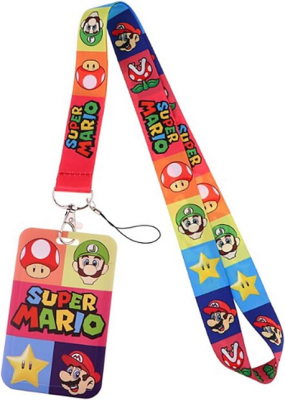 SET LANYARD SUPER MARIO