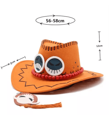 SOMBRERO  PORTGAS D ACE ONE PIECE