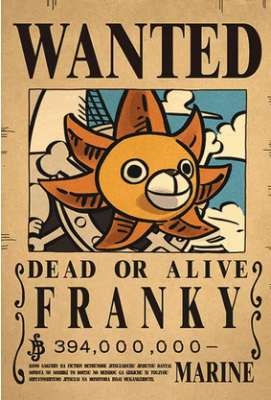 POSTER FRANKY SUNNY ONE PIECE