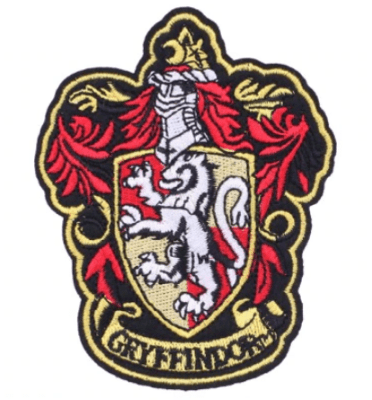 HARRY POTTER - GRYFFINDOR  PARCHE GRANDE