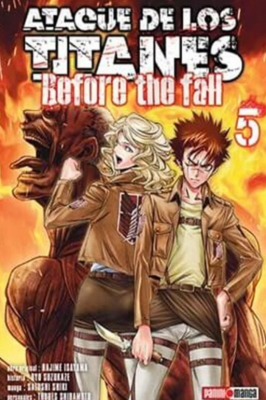 MANGA Shingeki no Kyojin - ATAQUE DE LOS TITANES - BEFORE THE FALL N.5
