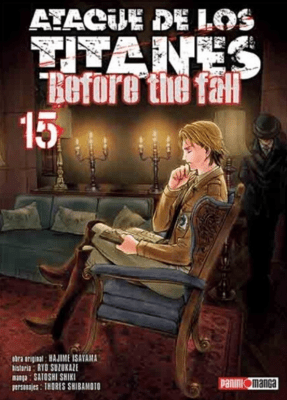 MANGA Shingeki no Kyojin - ATAQUE DE LOS TITANES - BEFORE THE FALL N.15