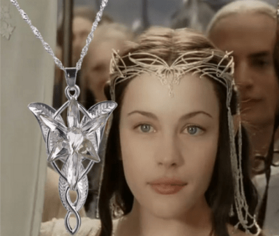COLLAR ARWEN - ESTRELLA DE LA TARDE - SEÑOR DE LO ANILLOS