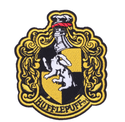 HARRY POTTER - HUFFLEPUFF PARCHE GRANDE