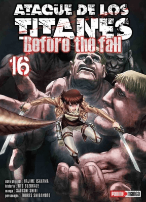 MANGA Shingeki no Kyojin - ATAQUE DE LOS TITANES - BEFORE THE FALL N.16